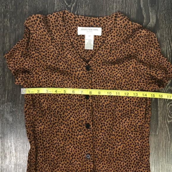 Vintage Jones New York Animal Print Dress - Picture 7 of 12